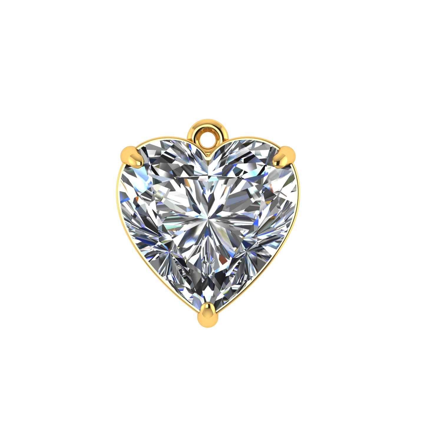 Heart Stone Charm